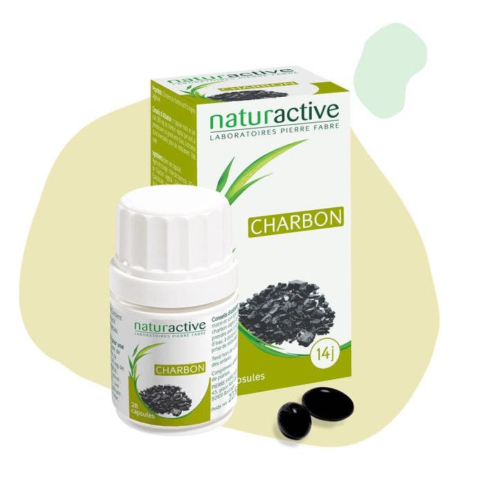 Charbon Vegetal 28 Capsules Naturactive