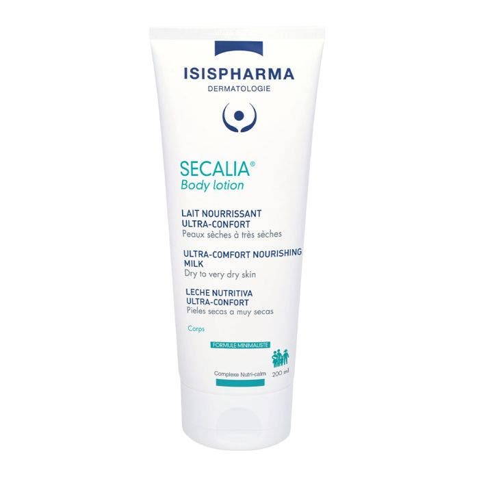 Lait Nourrissant Ultra-Confort 200ml Secalia Peaux Sèches à Très Sèches Isispharma
