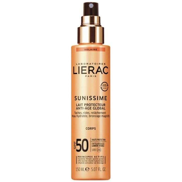 Lait Protecteur SPF50 Anti-âge global 150ml Sunissime Corps Lierac
