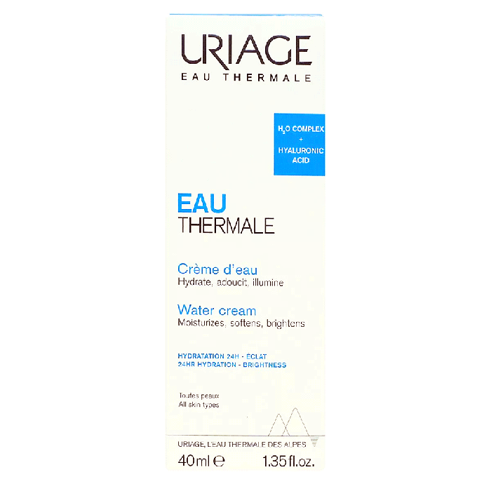 Crème D'eau + Acid Hyaluronique 40ml Eau Thermale D'Uriage Tous Types De Peaux Uriage
