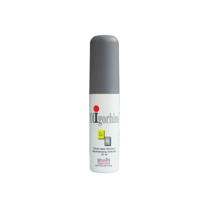 Oligorhine Spray Nasal Cuivre Argent 50ml Monin Chanteaud
