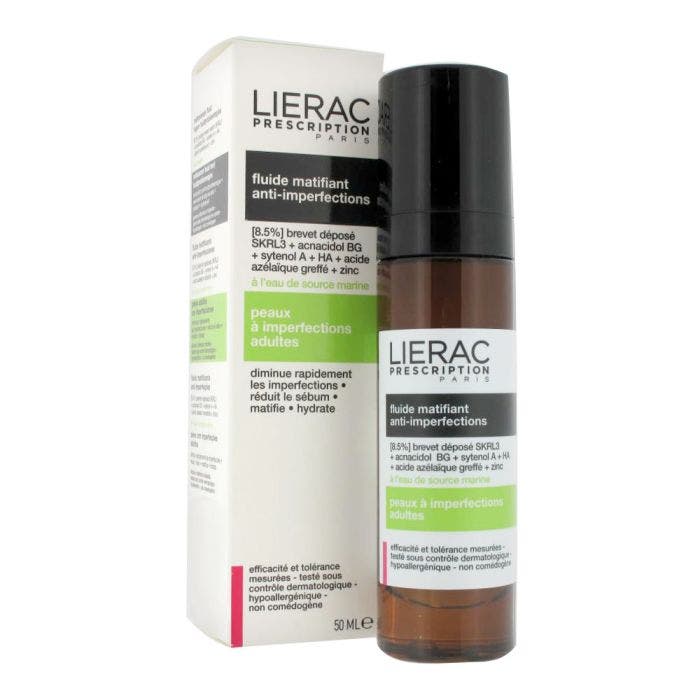 LIERAC PRESCRIPTION FLUIDE MATIFIANT ANTI-IMPERFECTION 50ML