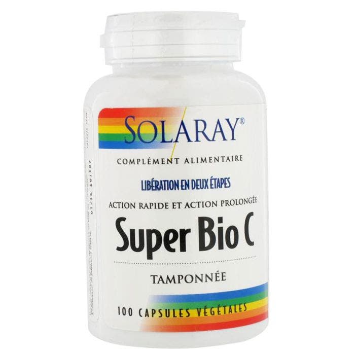 Super Bio C 100 Caps 500mg Solaray