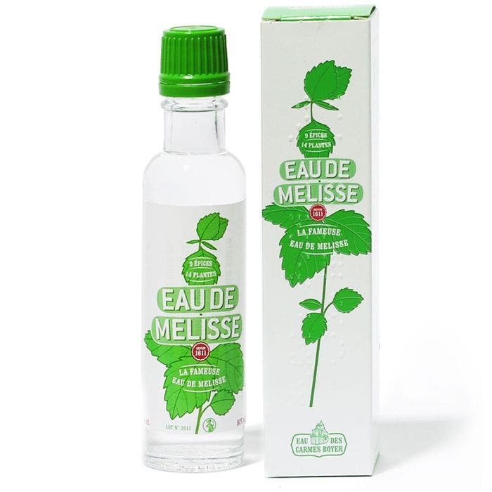 Eau De Melisse Flacon Simple 5cl 50ml Les Carmes Boyer