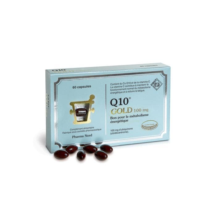 Q10 Gold Metabolisme Energetique 60 Capsules 100mg Pharma Nord