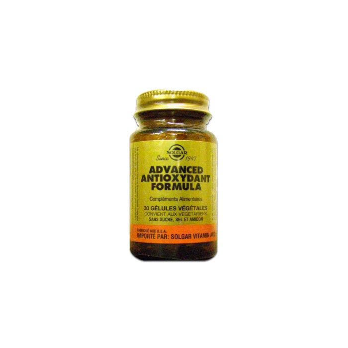 Advanced Antioxydant 30 Gelules Vegetales Solgar