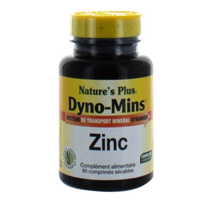 Dyno-mins Zinc 60 Comprimes 30 mg Nature'S Plus