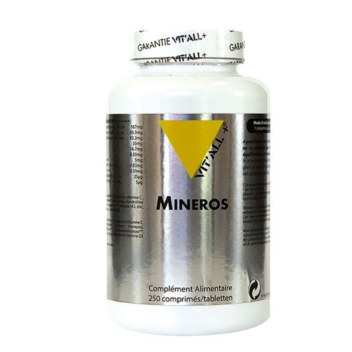 Mineros 250 Comprimés Vit'All+