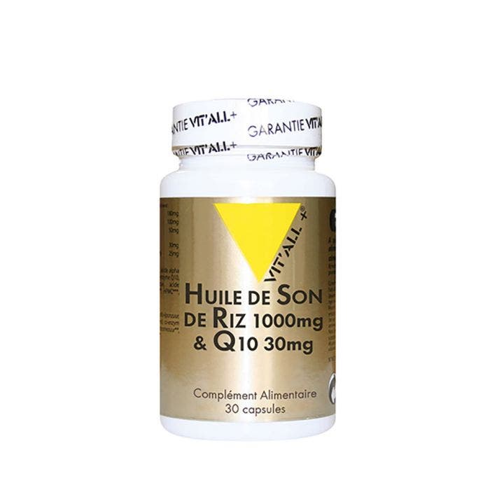 Huile De Son De Riz Q10 1000mg 30 Comprimés 1000mg Vit'All+