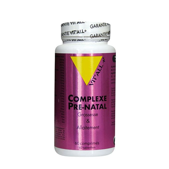 Complexe Prenatal 60 Gélules-Grossesse Et Allaitement Vit'all+ - Easypara