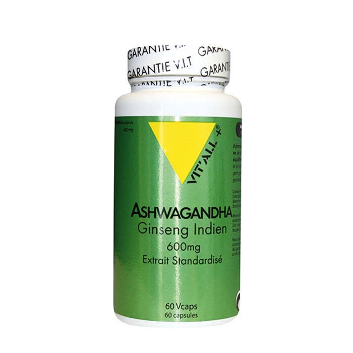 Ashwagandha 600mg 60 Comprimés Vit'All+