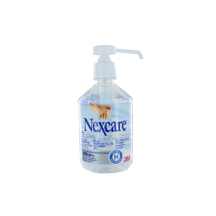 Gel Mains Antiseptique Flacon Pompe 500ml 3M