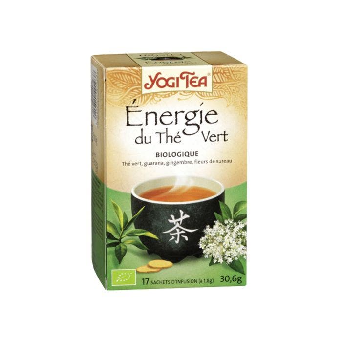 YOGI TEA ENERGIE DU THE VERT 17 SACHETS