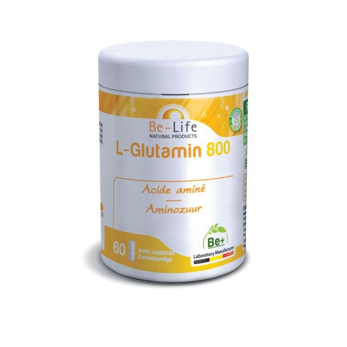 L-glutamin 800 Acide Amine 60 Gelules Be-Life