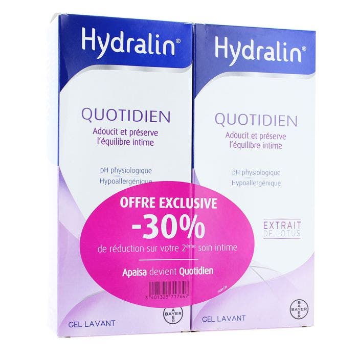 Gel Lavant 2 X 400 ml Hydralin