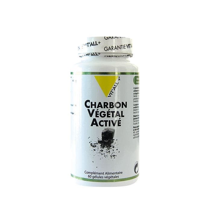 Charbon Vegetal Active 400mg 60 Gélules Vit'All+
