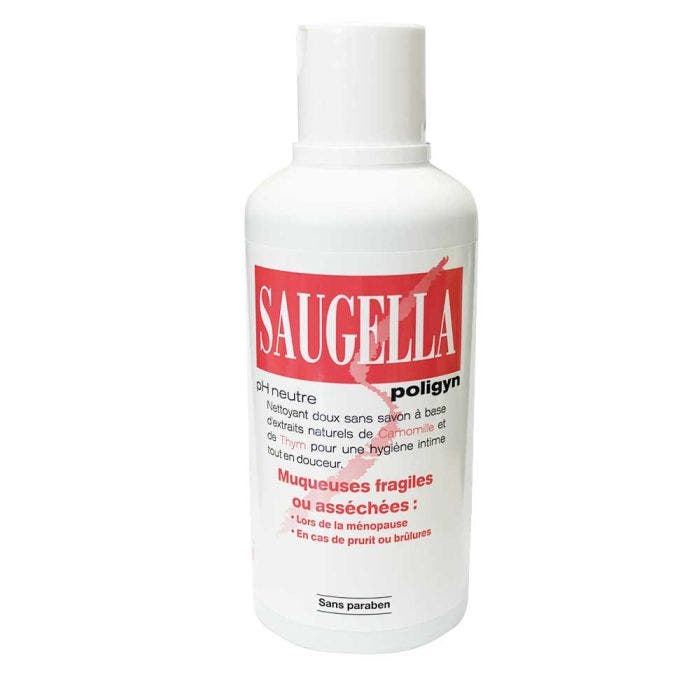Nettoyant Doux 500ml Polygin Muqueuses Fragiles Ou Assechees Saugella