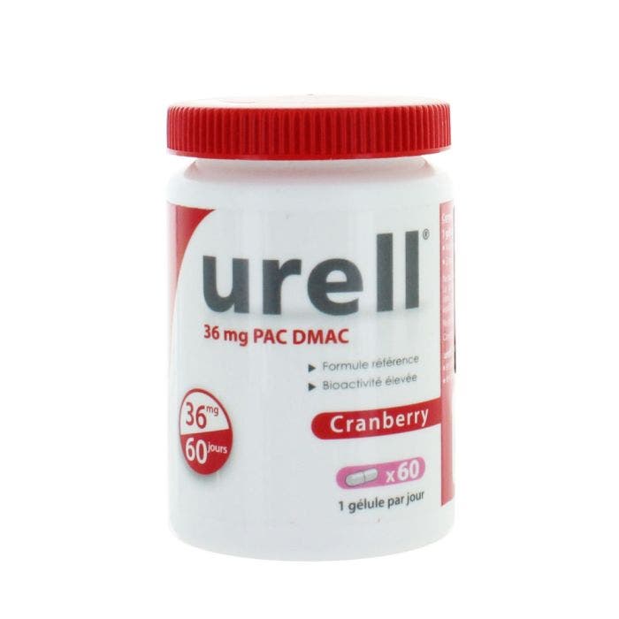 URELL CRANBERRY 36MG PAC 60 GELULES
