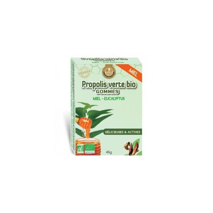 Gomme De Propolis Miel Et Eucalyptus Bio 45g Propos'Nature