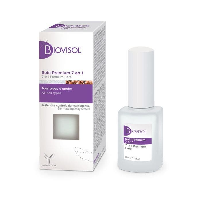 Vernis Soin Complet Tous Types d’Ongles Incolore 10ml Biovisol