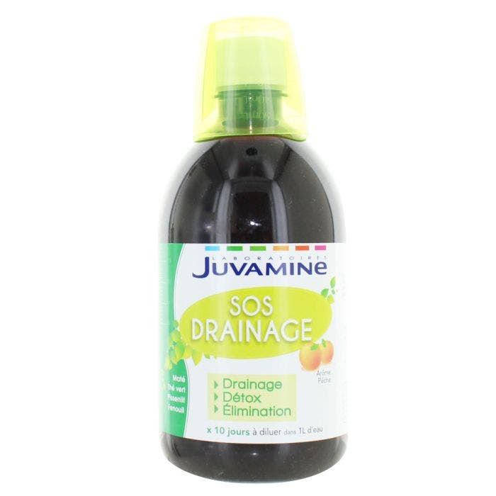 Sos Drainage Arome Peche 500ml Juvamine