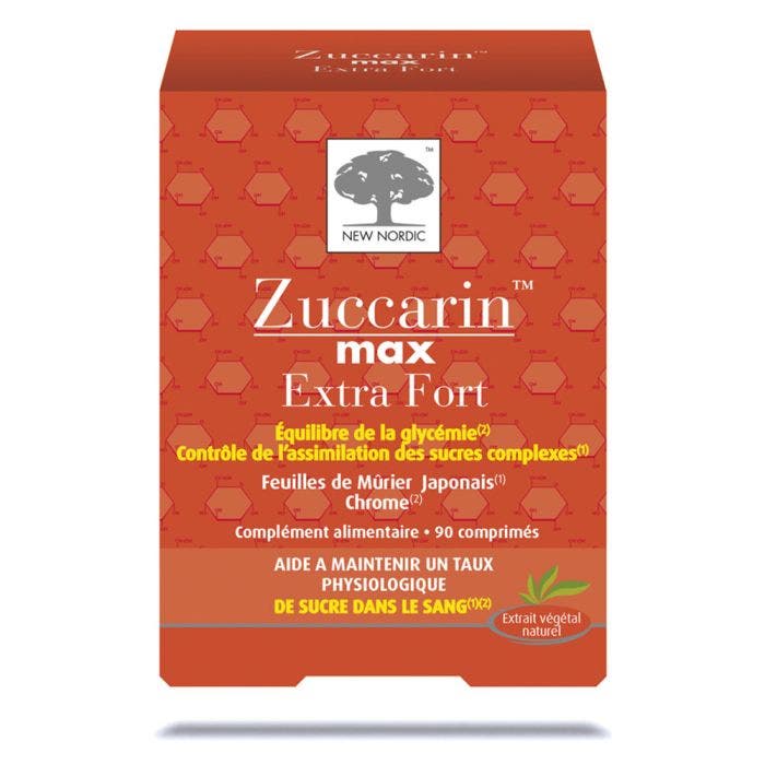 Zuccarin Extra Fort 90 Comprimes New Nordic
