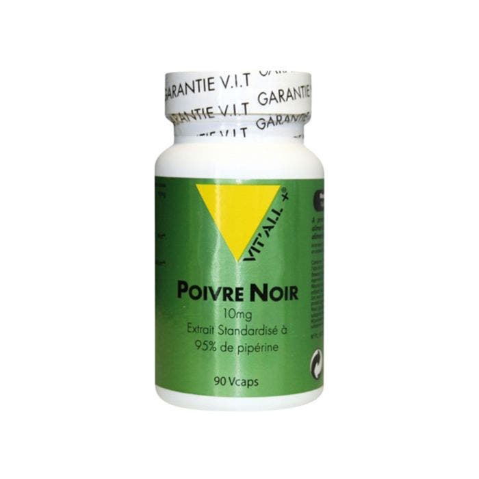 Poivre Noir 10mg 90 Comprimes Vit'All+