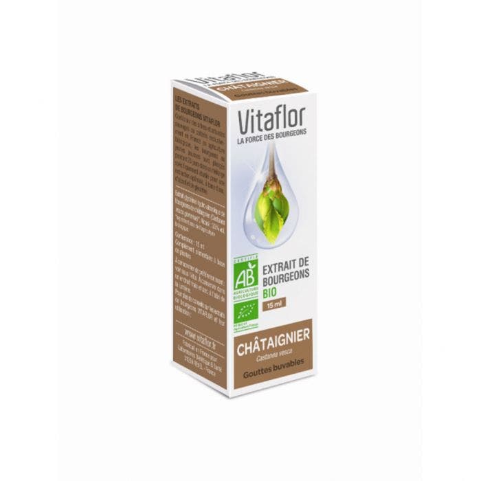 VITAFLOR EXTRAIT DE BOURGEON DE CHÂTAIGNER BIO 15ML