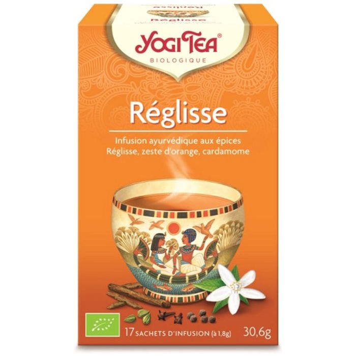 YOGI TEA INFUSION REGLISSE 17 SACHETS