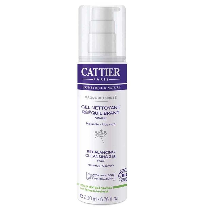 Gel Nettoyant Reequilibrant Peaux Mixtes A Grasses Bio 200ml Cattier