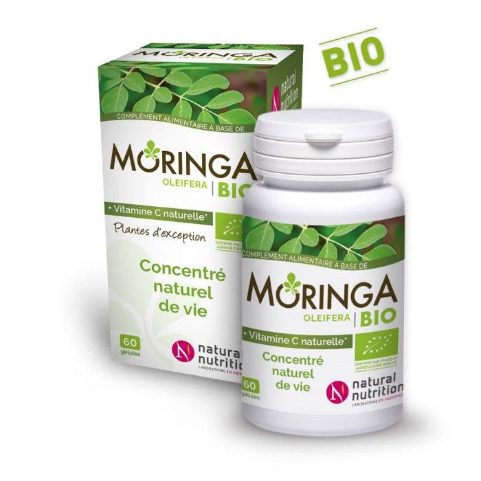 NATURAL NUTRITION MORINGA BIO 60 GELULES