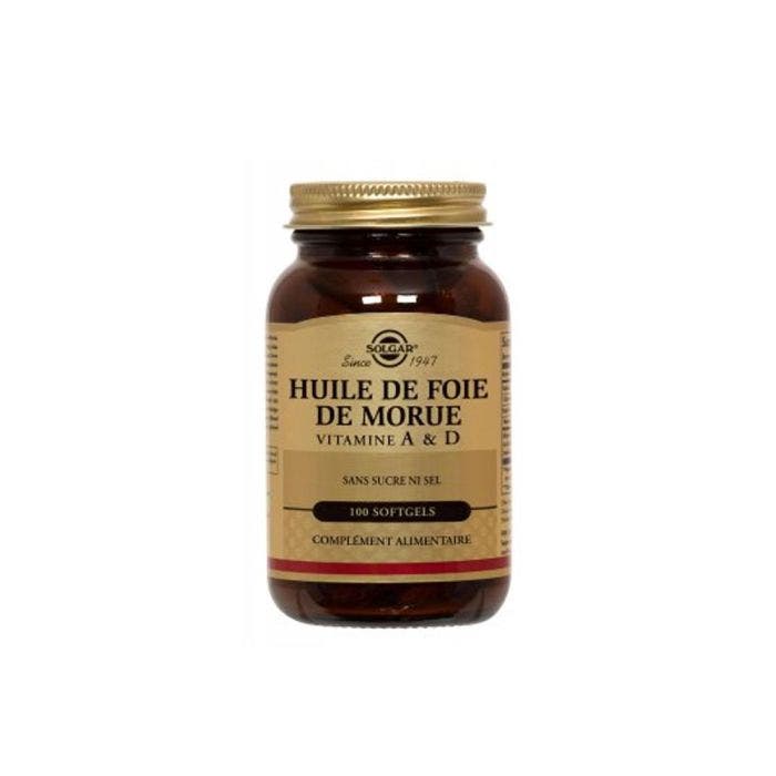 Huile De Foie De Morue Norvegien 250 Gelules Solgar