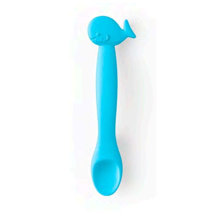 Cuillère Enfant Baleine en silicone x1 Dès 4 mois Suavinex