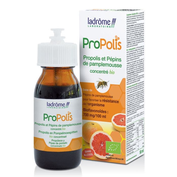 Concentré Propolis et Pépins de Pamplemousse 50ml Propolis Ladrôme