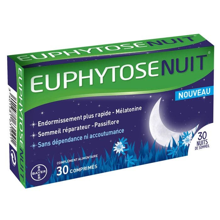 Euphytose Nuit 30 Comprimes Euphytose Bayer