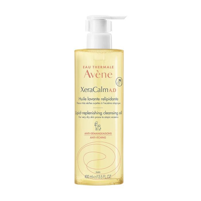 Huile Lavante Relipidante 400ml Xeracalm A.D Peaux Très Sèches Avène