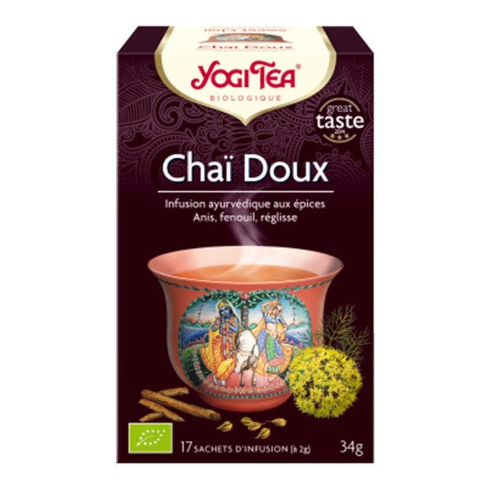 YOGI TEA CHAI DOUX 17 SACHETS