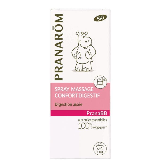 Pranabb Spray Massage Confort Digestif Biologique 15 ml Pranabb Pranarôm