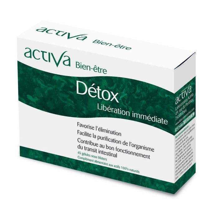 Detox Liberation Immediate 45 Gelules Bien-Être Activa