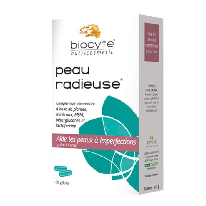 Peau Radieuse 60 Gelules Biocyte