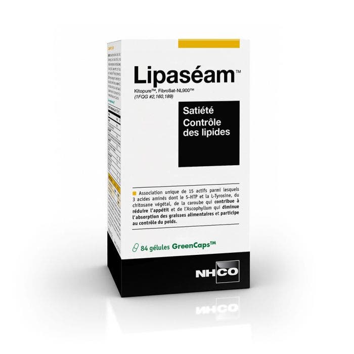LIPASEAM SATIETE ET CONTROLE DES LIPIDES 84 gélules Nhco Nutrition