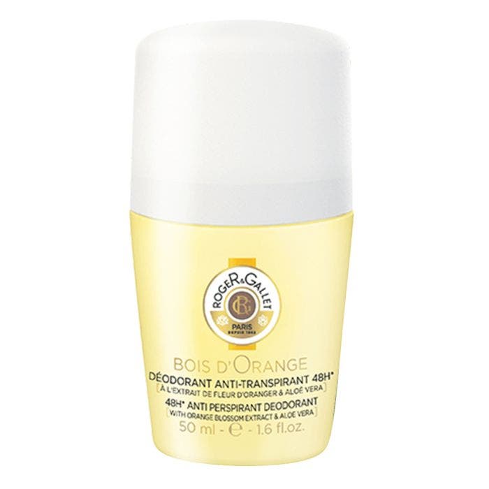 Deodorant Anti Transpirant Efficace 48h Bois D'orange 50ml Roger & Gallet