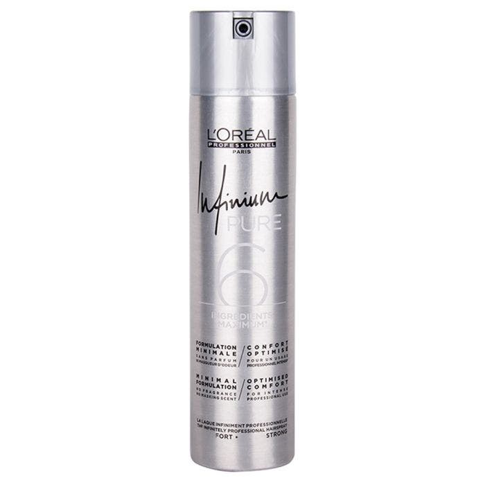 Pure 6 Laque Fixation Forte 500ml Infinium L'Oréal Professionnel