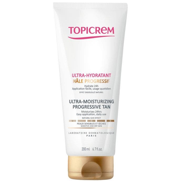 Lait Hale Progressif Visage Et Corps 200ml Ultra-Hydratant Peaux Sensibles Et Seches Topicrem