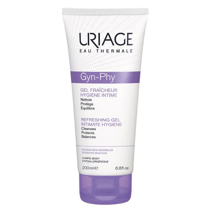 Gel Fraicheur Hygiene Intime Muqueuses Sensibles 200ml Gyn-Phy Uriage