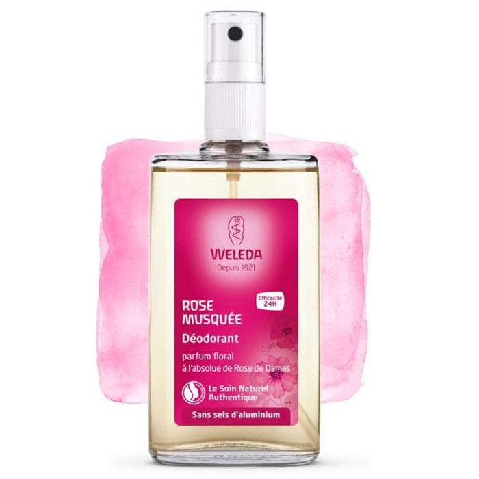 Deodorant Efficacite 24h 100ml Rose Musquee Weleda