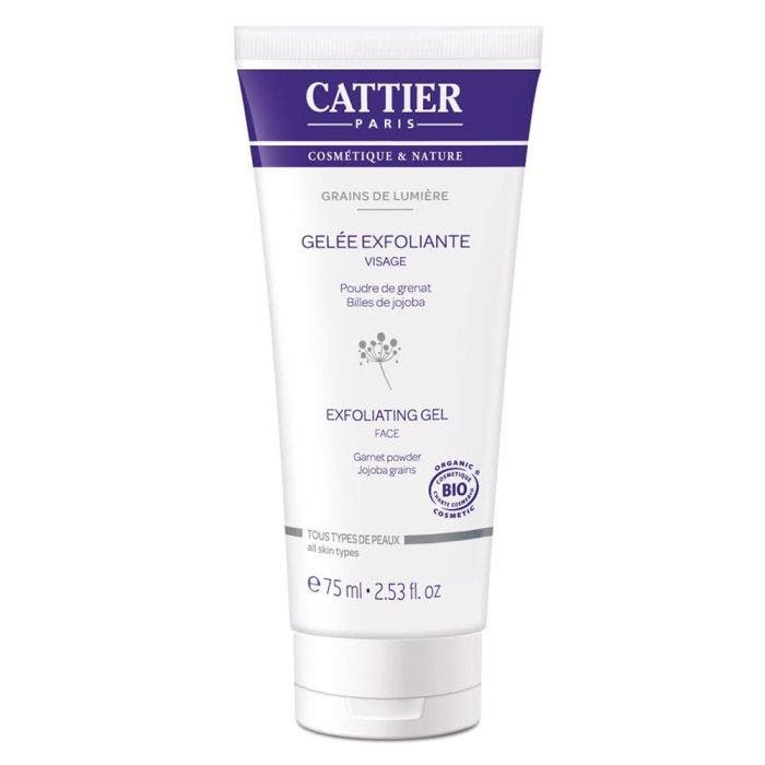 Grains De Lumiere Gelee Exfoliante Visage Bio 75ml Cattier
