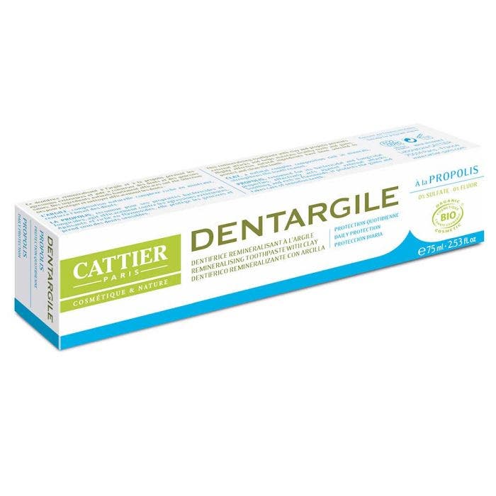 Dentargile A La Propolis Bio 75ml Dentifrice Cattier