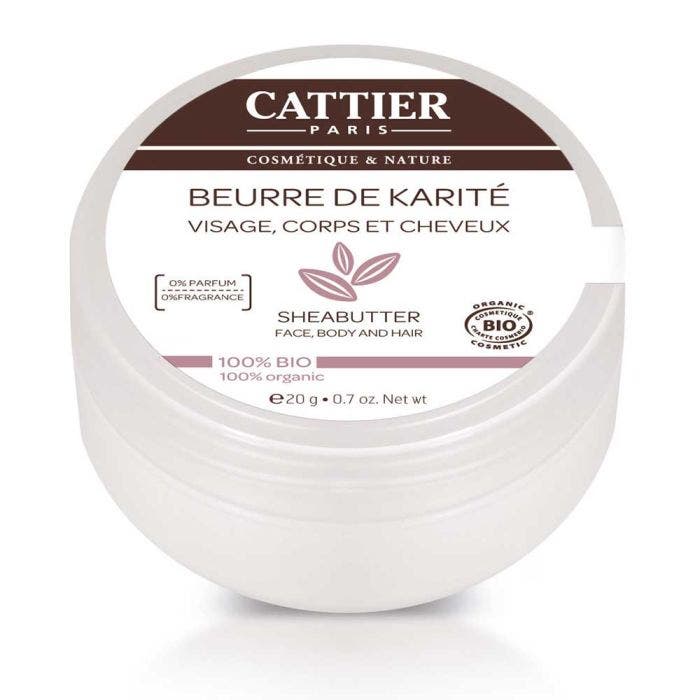 Sans Parfum Bio 20g Beurre De Karite Cattier