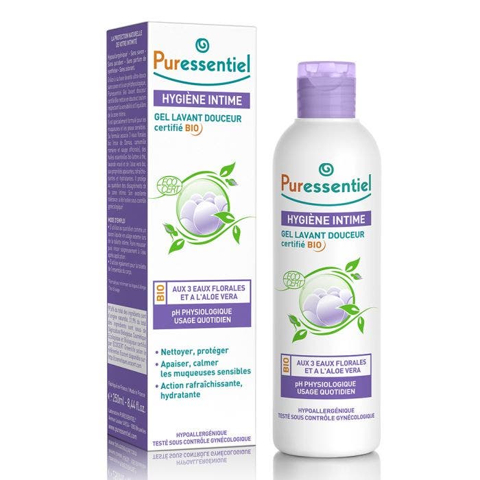 Gel Lavant Douceur Bio 250ml Hygiène Intime Puressentiel
